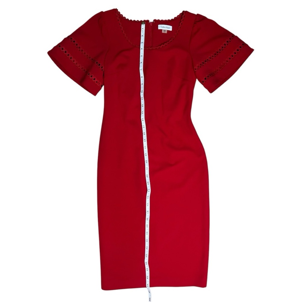 Calvin Klein | Red Dress for Women Size 2 Small - Picture 13 of 16